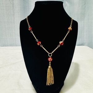 Vintage Sarah Coventry Venetian Style Gold Necklace